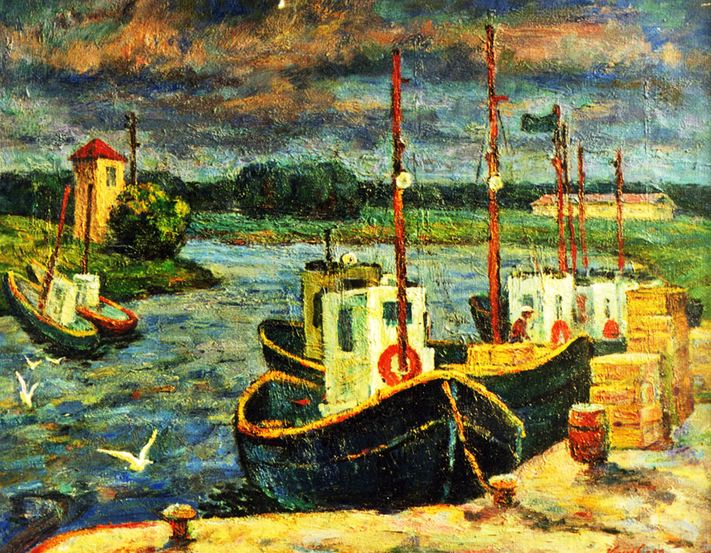 «Баркаси». 1983. Полотно, олія